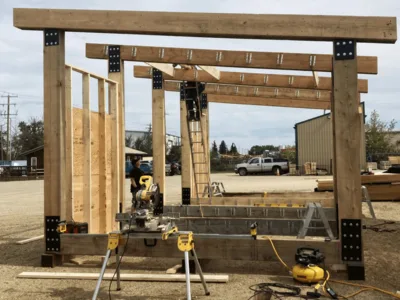 Post And Beam Framework