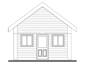Preview of 16x24 cabin floor plan